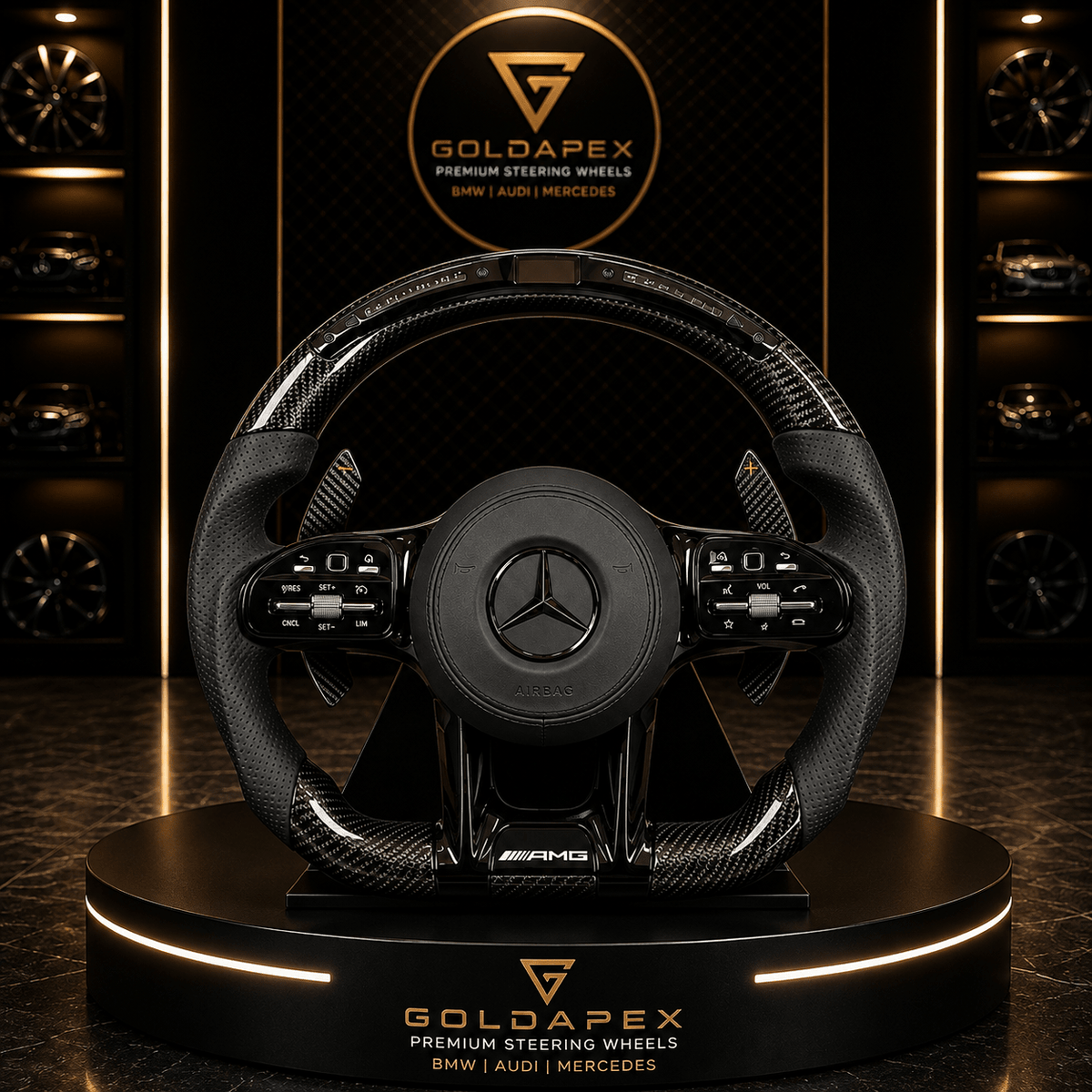 AMG LED CARBON - GOLD-APEX